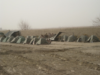 Compound 41. Staging area for Eagle Hunt.